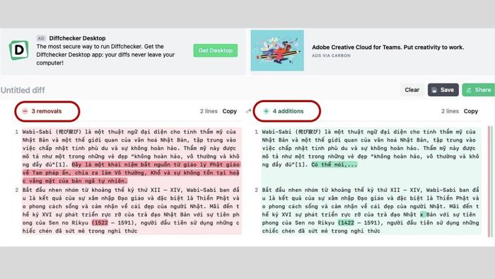 Hướng dẫn so sánh hai file Word trực tuyến bằng Diffchecker - Bước 3